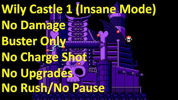 Wily Castle 1 (Insane Mode) - Perfect Run (No Damage, Buster Only) - Mega Man: Super Fighting Robot