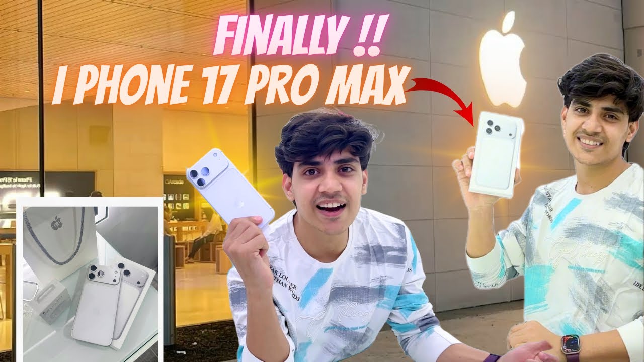 Finally New i Phone 17 Pro Le liya 😍..|Yash Choudhary| Saloni Sonkar