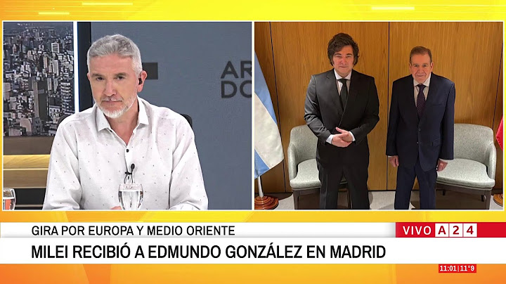 ✈️ GIRA DE JAVIER MILEI EN EUROPA: SE REUNIÓ CON EDMUNDO GONZÁLEZ EN MADRID 🤝