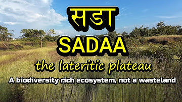 SADAA (सडा); The Lateritic Plateau - a rich ecosystem and not a wasteland