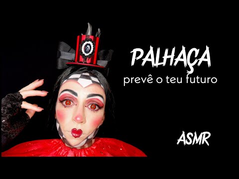 ASMR Portugal: Palhaça prevê o teu futuro | Halloween roleplay