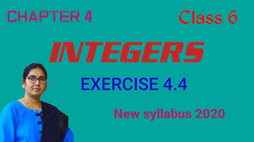 6th class maths chapter4/ Integers/ exercise 4.4/new syllabus AP/by Shahataj