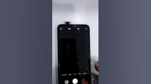 Redmi K20 or K20pro camera blue light effect on display, for solutions seen Discription..