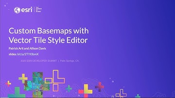 Customizing and Styling Vector Basemaps