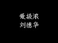 刘德华 爱极浓 动态歌词 刘德华 爱极浓 动态歌词