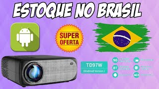 PROJETOR FULL HD NATIVO ANDROID com ESTOQUE NO BRASIL SEM TAXA - THUNDEAL TD97