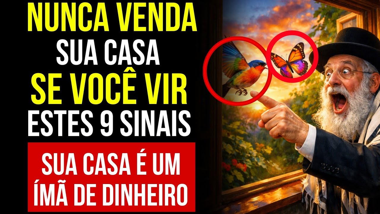 Se a sua casa tem ESTES 9 sinais, NÃO a venda JAMAIS! Você vive sobre um TESOURO | Sabedoria Judaica