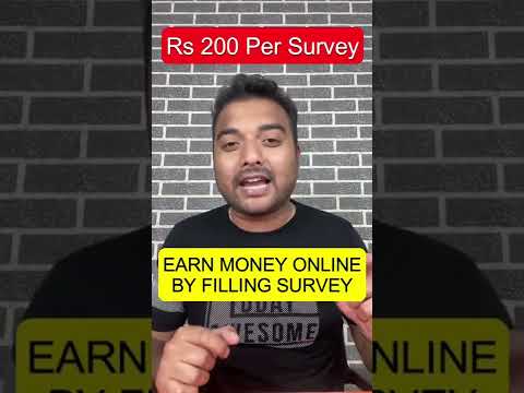 Fill Survey U0026 Earn Money Online (NO INVESTMENT) | Online Survey Karke Paise Kaise Kamaye #shorts