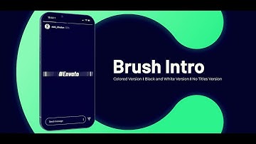 Brush Intro Vertical - Openers | After Effect Template