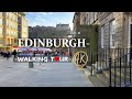 4K Edinburgh Walking Tour - Day Walking Tour of Edinburgh City Centre - Edinburgh Christmas Market