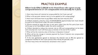 COMPOUND INTEREST   PRACTICE EXAMPLE