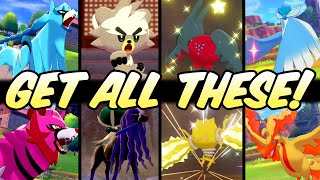 Every Single MYTHICAL Pokemon in Pokemon Sword and Shield! 