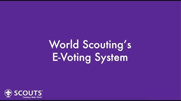 World Scouting Regional Conference - eVoting