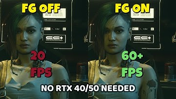 Cyberpunk 2077 Frame Generation on RTX 30 Series | Like DLSS FG – No Need for RTX 40/50 Upgrade!