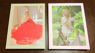 Mina 1st Photobook "Yes, I am Mina." Unboxing