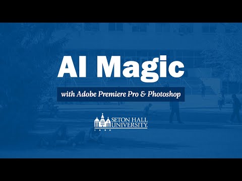 【rockhopper】Adobe Photoshop Premiere AI Magic with Adobe Premiere Pro & Photoshop | TLTC Workshop - YouTube