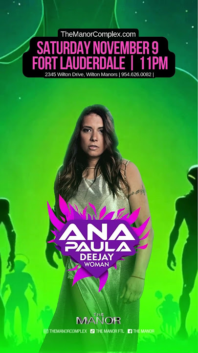 DJ Ana Paula is bringing nonstop beats to The Manor on November 9, 2024 #themanor #nightlife #party
