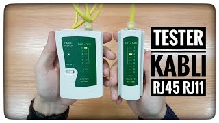 Jak testować kable sieciowe RJ45 RJ11? Sieci komputerowe - Tester kabli telekomunikacyjnych