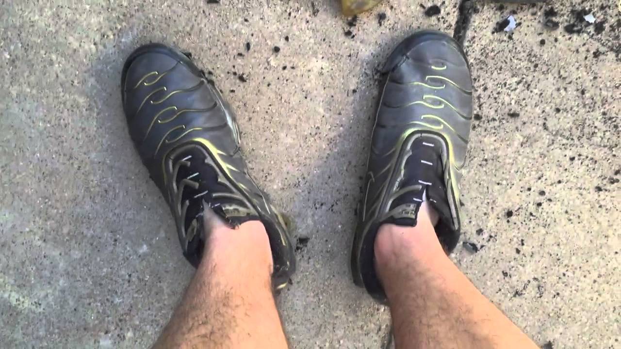 Nike TN Slip on Fall Apart - YouTube