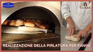 REALIZZAZIONE DI PANE E PANINI - come fare la pirlatura e risultati post-cottura #pane #panini