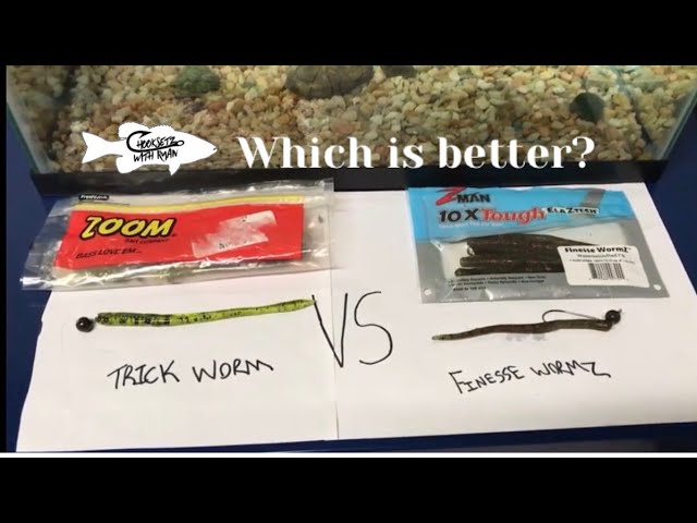 Zoom trick worm vs z man finesse worms 