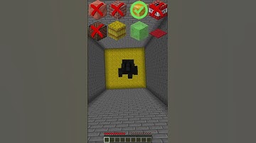 MINECRAFT: FALL DAMAGE VS SLIME BLOCK 😍 (AXEL F) #minecraft #shorts