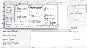 xCode Add Files To Project Recovery