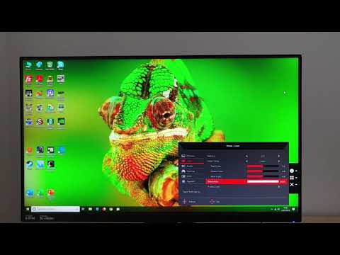Acer XN253Q X Menu System (OSD)