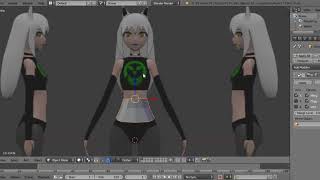 Blender 3D Easy anime Girl E1 Modeling