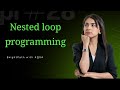 Nested loop programming in c language basic concept