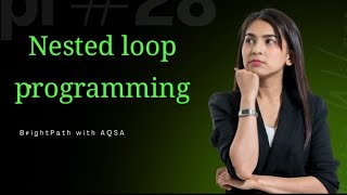 Nested loop programming in c language basic concept
