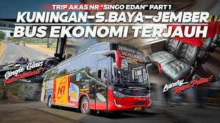 [ BUS EKONOMI TAPI SEBAGUS INI ! ] RUTE TERJAUH FULL PANTURA ! - Trip AKAS NR SINGO EDAN PART 1