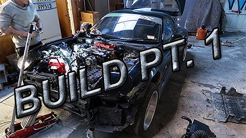 FD RX7 Build part 1 -  Getting ready to pull the engine out