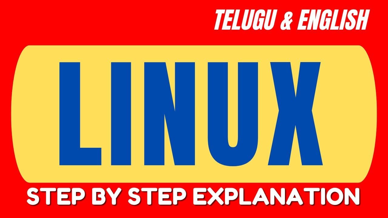 Linux Course in Telugu & English by Sr. Corporate Trainer kk - YouTube