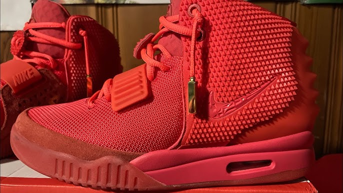 Nike Air Yeezy 2 Red Sneaker Review Feet + Glow Test W/ Dj Delz YouTube