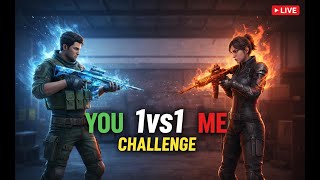 1v1 TDM Challenge! 🎯| Can You Beat Me? | BGMI Live Custom Room 🔥