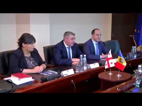 კახა კახიშვილის შეხვედრა მოლდოვას იუსტიციის მინისტრთან