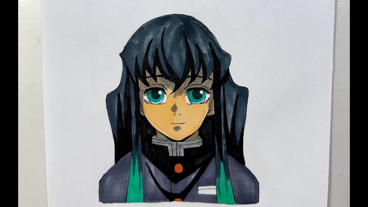 How to Draw Muichiro Tokito from Demon Slayer ||Step by Step Anime ...