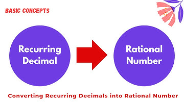 Converting Recurring Decimals to Rational Numbers | Turn Repeating Decimals into Rational Numbers |