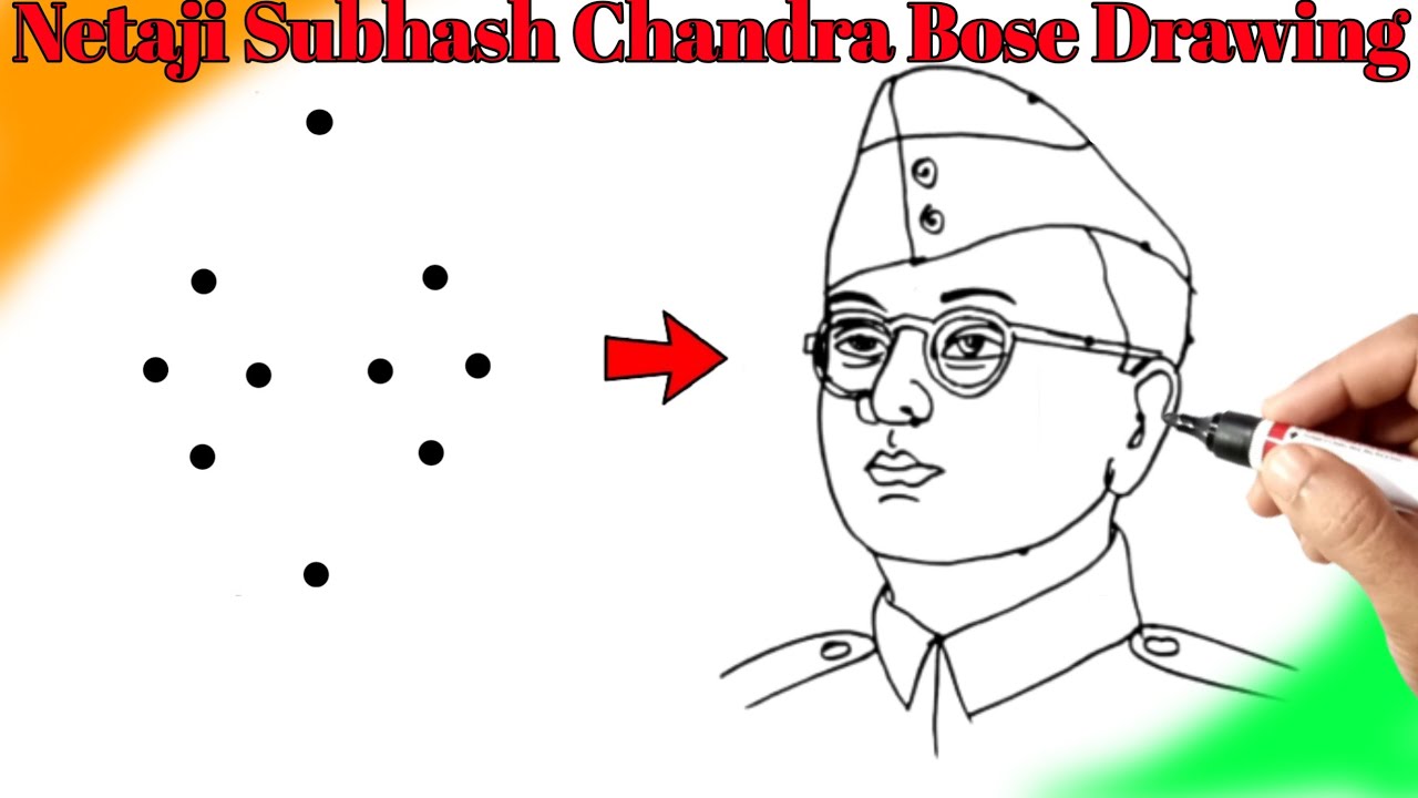 netaji subhash chandra bose | Army drawing, Sketches easy, Animal sketches  easy