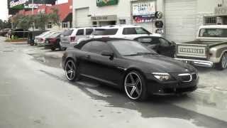 DUBSandTIRES.com 22" Inch Lorenzo WL-197 Black Concave Wheels 2007 BMW 650 Rims Miami Hallandale 22 Inch Bmw Wheels