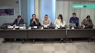 Ajuntament de Calafell: Sessi&oacute; plen&agrave;ria ordin&agrave;ria, 19 de desembre de 2025