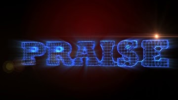 Worship - Cool Lighting 3D Text Animation  - elijagod
