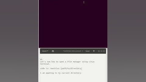 How to open file manager in linux using terminal | nautilus command | Codefixx | The Web solution