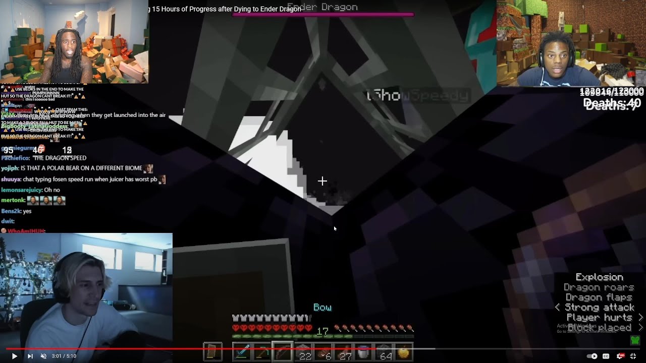 Kai Cenat reacts to xQc reacting to Kai Cenat & iShowSpeed Losing 15 ...