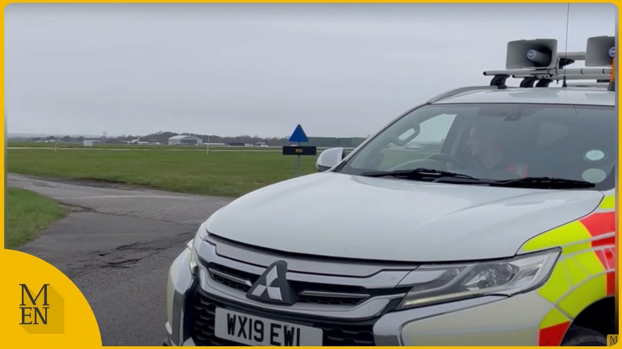 The man who gets paid to scare off birds at Manchester Airport