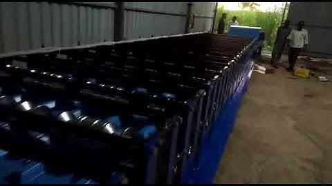 Double Layer Roll Forming machine Tile Profile Run in shirol KOlhapur