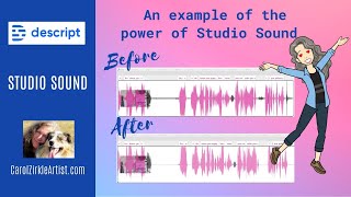 Descript: Getting Rid of Unwanted Video Sounds using Studio Sound | CAZ QUICK SOFTWARE TUTORIAL