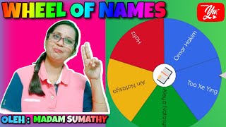 CARA MEMBINA WHEEL OF NAMES (RODA IMPIAN) YANG BOLEH DIGUNAKAN DALAM GOOGLE MEET screenshot 3