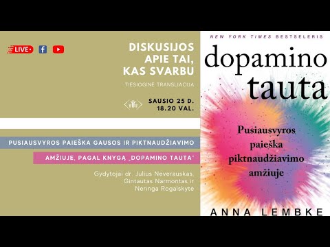 Pusiausvyros paieška gausos ir piktnaudžiavimo amžiuje, pagal knygą „Dopamino tauta“.